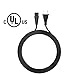 Mini Fridge Power Cord for Frigidaire Cooluli AstroAI Personal Chiller Portable Mini Fridge Cooler and others - UL Listed Extra Long 2 Prong 2-Slot Cable 12 Ft