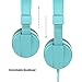 On Ear Headphones, Marvotek Stereo Headphones for Girls Wired Headphones with Mic Foldable Headphones Lightweight Headphones for Kids