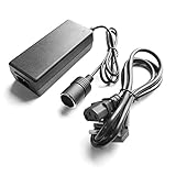 8 Amp 100-240V AC to 12V DC Home Wall Power Adapter Converter, 96W 12 volt DC Power Converter Car Cigarette Lighter Socket Power Supply