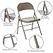 Flash Furniture HERCULES Series Commercial Grade Double Braced Gray Metal Folding Chair