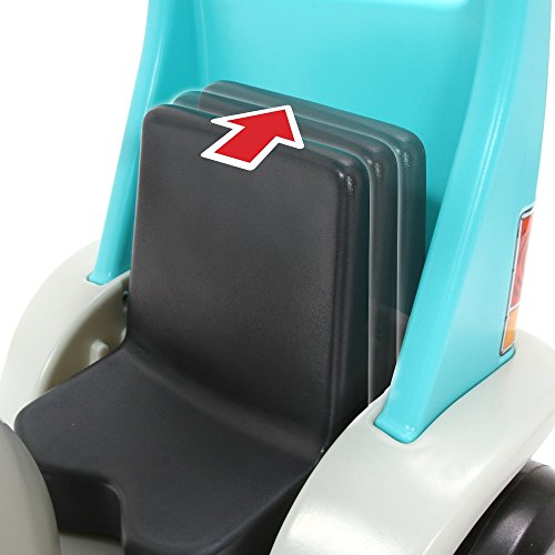 Simplay3 Kids Super Coupe Pedal Powered Ride-On Toy w/ Roof and 3-Position Seat