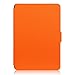 OMOTON Kindle Paperwhite Case Cover - The Thinnest Lightest PU Leather Smart Cover Kindle Paperwhite fits All Paperwhite Generations Prior to 2018 (Will not fit All Paperwhite 10th Gen), Orange