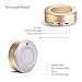 LENRUE Bluetooth Speakers, Portable Wireless Mini Speaker. Built-in-Mic and TF Card for iPhone, iPod, iPad, Phones, Tablet, Echo dot (Gold)