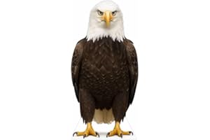 EZISHIPS Bald Eagle 4FT Life Size Cardboard Cutout – A Fun Animal Standup for Photo Booths, Birthday Parties, and Events