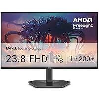 Dell SE2425HG 23.8-Inch Gaming Monitor (3 Year Warranty/FHD/Fast IPS, Non-Glossy/DP1.4x1, HDMIx2, FreeSync Premium/sRGB 99%/Tilt/1ms,200Hz)