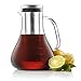 JoyJolt Airtight Cold Brew Iced Coffee Maker | Sleek 1.5 Liter (48 Ounce) Glass Tea & Coffee Pot Maker With Unique Non Slip Silicone Base | Make Delicious Homemade Cold Brew & Iced Coffee