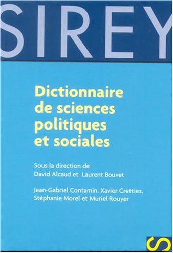 Dictionnaire de sciences politiques et sociales