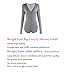 Moxeay V-Neck One Piece Bodysuit Long Sleeve Bodycon Rompers Small Gray