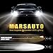 Marsauto 9007 HB5 LED Headlight Bulbs High and Low Beam 24 CSP Chips High Lumens 6000K Cool White