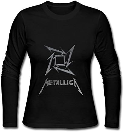 Metallica Vintage Art Design Best Concert Best Long Sleeve O-Neck T Shirts Women Girls