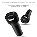 IKOPO Quick Charge 3.0 Car Charger, 30W Dual Output USB Smart 5V/2.4A + USB Car Charger QC 3.0 Suitable for iPhone iPad Samsung Galaxy edge and Other USB Powered Devices (Black)