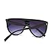 Sunglasses, Mchoice Fashion Unisex Vintage Shaded Lens Thin Glasses Fashion Aviator Mirror Lens Sunglasses (D)