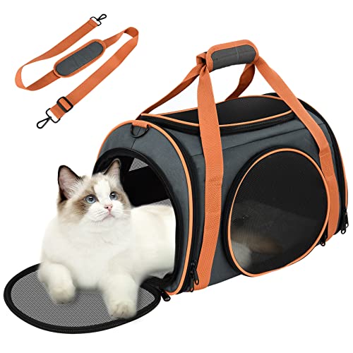 Cat Carrier TSA Airline Approved Pet Carrier Cat Carrier Bag with Big