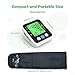 Blood Pressure Monitor, IVKEY Upper Arm Blood Pressure Monitor, Digital Automatic Measure Blood Pressure and Heart Rate Pulse with Wide-Range Cuff for Home use, 3.5'' Three-Color Backlight Display