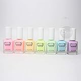 Color Club Poptastic Pastel Neon Collection 2015 Nail Lacquer Set Of 7 Colors