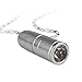WUBEN Keychain Flashlight, LiFu Portable Stainless Steel Waterproof IPX8 130 Lumens USB Rechargeable Mini Necklace LED Flashlights Torch