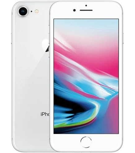 iPhone8 背面白　側面シルバー　64G Amazon.com: Apple iPhone 8 64GB Unlocked - Silver : Cell Phones