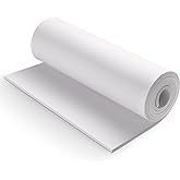 White Eva Foam Cosplay Sheet,Premium eva Foam 4mm Thick,59" x 13.9", High Density 86kg/m3 for Cosplay Costume, Crafts, DIY Pr