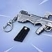 ML.PRODUCTS Hot Fortress Night Action Figure from FORTNITE Assault Rifle famas Gun Model Alloy Weapons Keychain PUBG Toy Battle Royale - 16.5CM