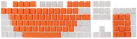 CUTEQ Translucent Double Shot PBT 104 KeyCaps Backlit for Cherry MX Keyboard Switch