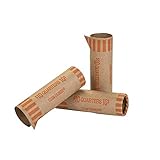 The Coin-Tainer Co. Preformed Coin Wrappers, Quarter, 1000 Count (20025)