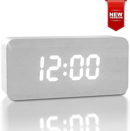 2017 New Upgraded LED Alarm Clock - Cute Color Changing Digital Display Model for Heavy Sleepers - Get Today 100% Warranty - Travel Clocks for Adults, Teens &amp; Kids, Girls and Boys - Limited Edition