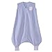 HALO Big Kids Sleepsack Micro Fleece Wearable Blanket, Lilac Snowflake, 4-5T