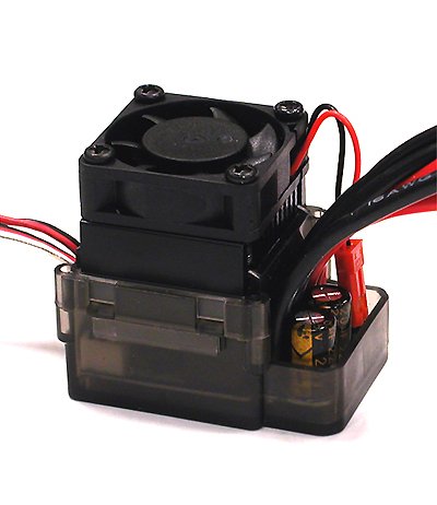 Integy Hobby RC Model C23614 Type II Rock Crawler ESC w/ Drag Brake + Fan (Limit: 55T Motors & 7.2V Input)