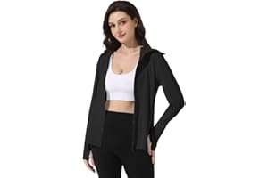 Mingyuezai Women's UPF 50+ Sun Protection Jacket Hooded Lightweight Long Sleeve Sun Shirt for Hiking Outdoor