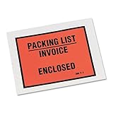 3M Full Print Packing List Envelope F1, 4-1/2 in x