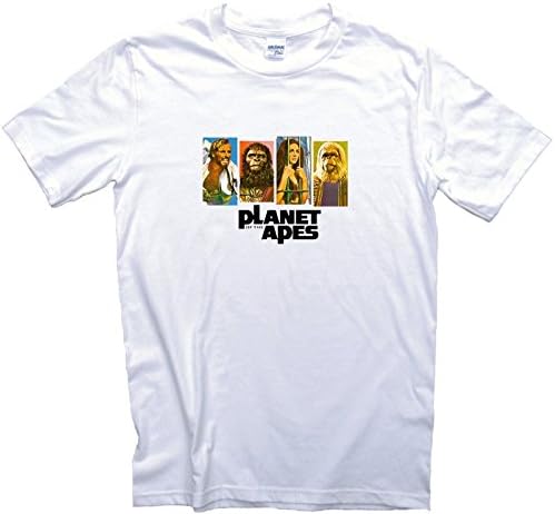 FunkyzillaClassic Planet of The Apes 1968 Movie Film T-Shirt. Gents,Ladies & Kids Sizes