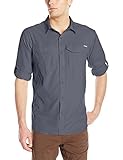Columbia Men's Silver Ridge Lite Long Sleeve Shirt, Graphite, X-Large