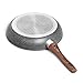 Cate-Maker 11 inches Frying Pan Stone Earth/Granite Non-Stick Coating (100% PFOA and APEO Free) Dishwasher Safe with Soft Touch Bakelite Handle Bacon Pancakes Skillets