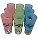 Duck Commander Duck Dynasty Uncle Si Plastic Tea Cups Pink, Green, Blue Drinkware (Pack of 9)
