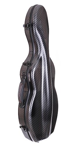 Tonareli Checkered Carbon-look Finish Violin Case - 4/4 VNF 1013