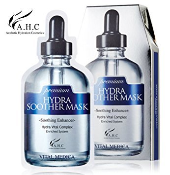 Ahc Premium Hydra Soother Facial Mask Sheet 27G X 5 Pcs, Patented Natural Ingredients, Special Mask That Stays Skin Hydrated All Day With One Bottle Of Ampoule, Korean Cosmetic Skincare (8809091756450)