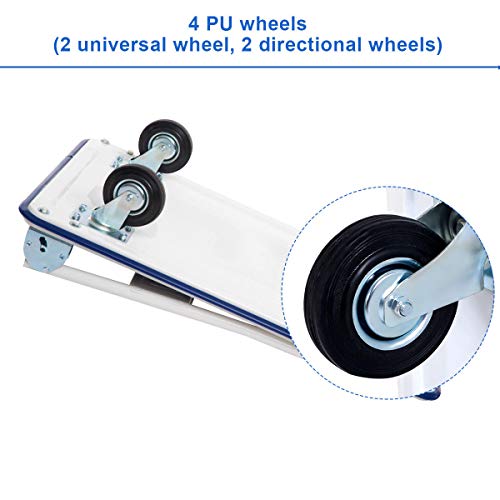 4 Goplus+Folding+Platform+Rolling+Flatbed
