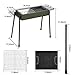 Large Portable Barbecue Charcoal Grill - Stainless Steel, BBQ Grill for Outdoor Cooking Roadtrip