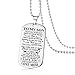 ZXOTTY to My Son I Want You to Believe Love Mom Dog Tag Military Air Force Navy Coast Guard Necklace Ball Chain Gift for Best Son Birthday Graduation Stainless Steel