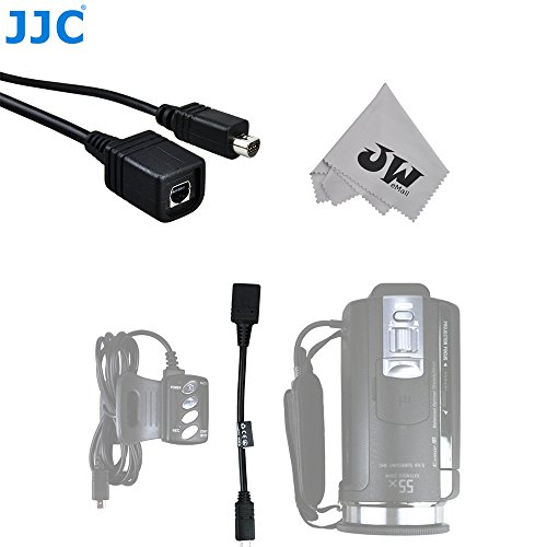 JW CABLE-MULTI2AVR Adapter Cable For SONY RM-AV2 Handycam camcorders with a  Multi Terminal Input Replaces Sony VMC-AVM1 A/V R Adapter Cable+JW Cloth
