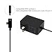 KINGDO Surface Power Supply Adapter 13w 5.2V 2.5A Charger for Microsoft Surface 3 Tablet