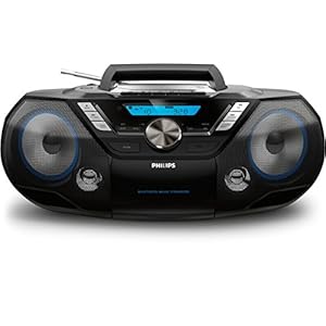 Philips AZB798T / 12 CD-Soundmachine, draagbare CD-speler (radio DAB + / FM, Bluetooth, CD, MP3-CD, USB, cassette, alles…