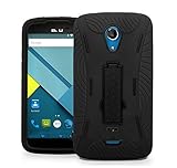 Premium Rugged Heavy Duty Drop Proof Case With Kickstand For BLU Studio X (D750u) 5.0 inches -BLACK ¡­