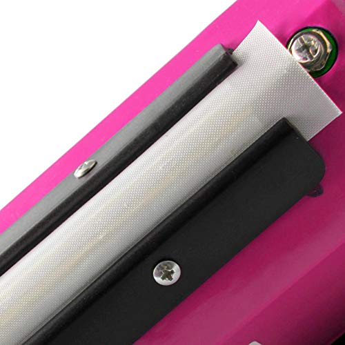 Vanpower Hand Impulse Heat Sealing Sealer Machine Poly Plastic Bag Sealer (Pink US) - Thumbnail 6
