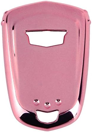 Trentyest TPU Car Key Cover Key Fob Case for Cadillac ATX CTS XTS XT5 ELR Escalade