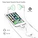 Compatible Headphone Adapter, 3.5mm Dongle Earphone Converter 2 in 1 Accessories Cables Music Adapter Splitter Replacement for 7/8/ X/XS/XR (white02)thumb 1
