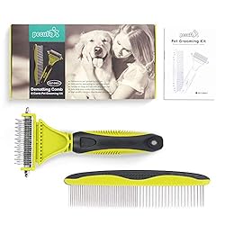 Pecute Pet Dematting Tool 2 Pack - Double Sided