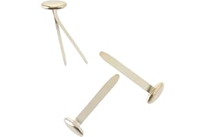 ACCO Brass Plated Paper Fasteners, 1-Inch Length, 100 per Box (A7071710)