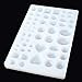 Jeteven 29 Designs 58 Case Jewelry Pendant Key Chain Gem Silicone Casting Mold Making Multi Shaped DIY Craft