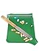 Medarchitect Right Hand Pill Counting Tray with Spatula (Green - Wood Handle)